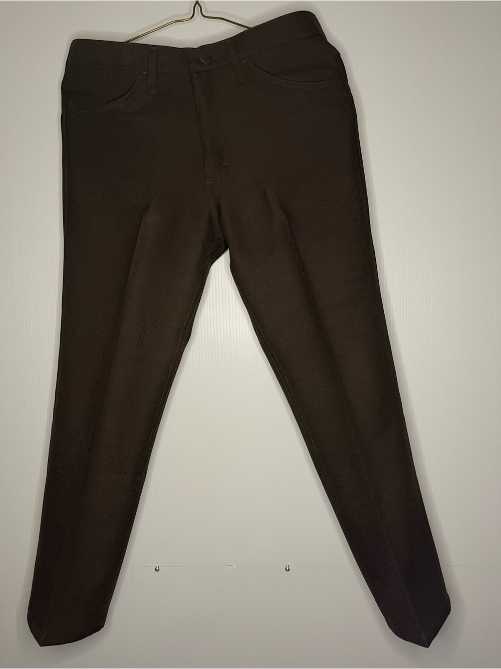 Wrangler Men's Brown Slim Stretch Pants